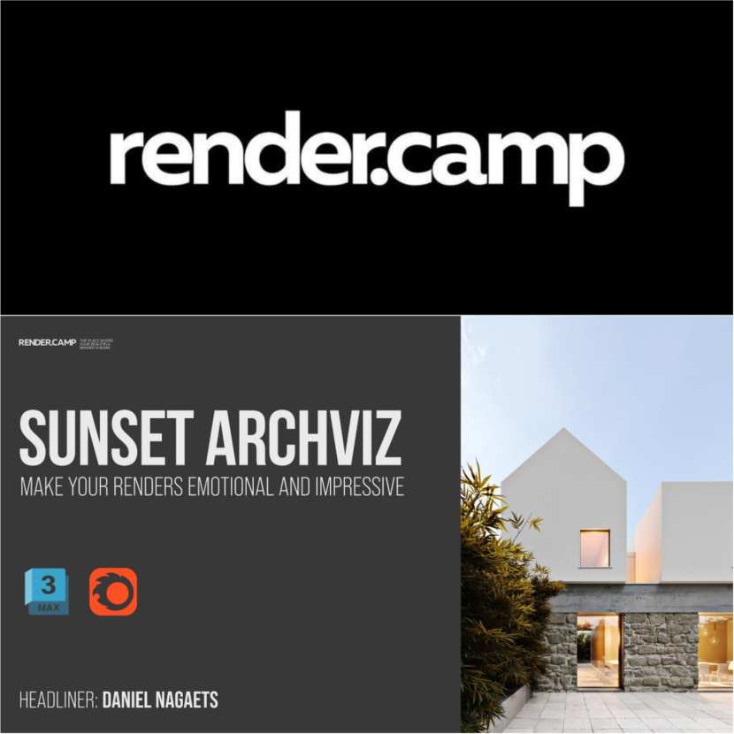 Render.Camp - Sunset archviz tutorial Render.Camp - Sunset archviz tutorial